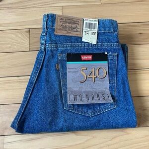 Levi's 540 Relaxed Fit Blue Jeans